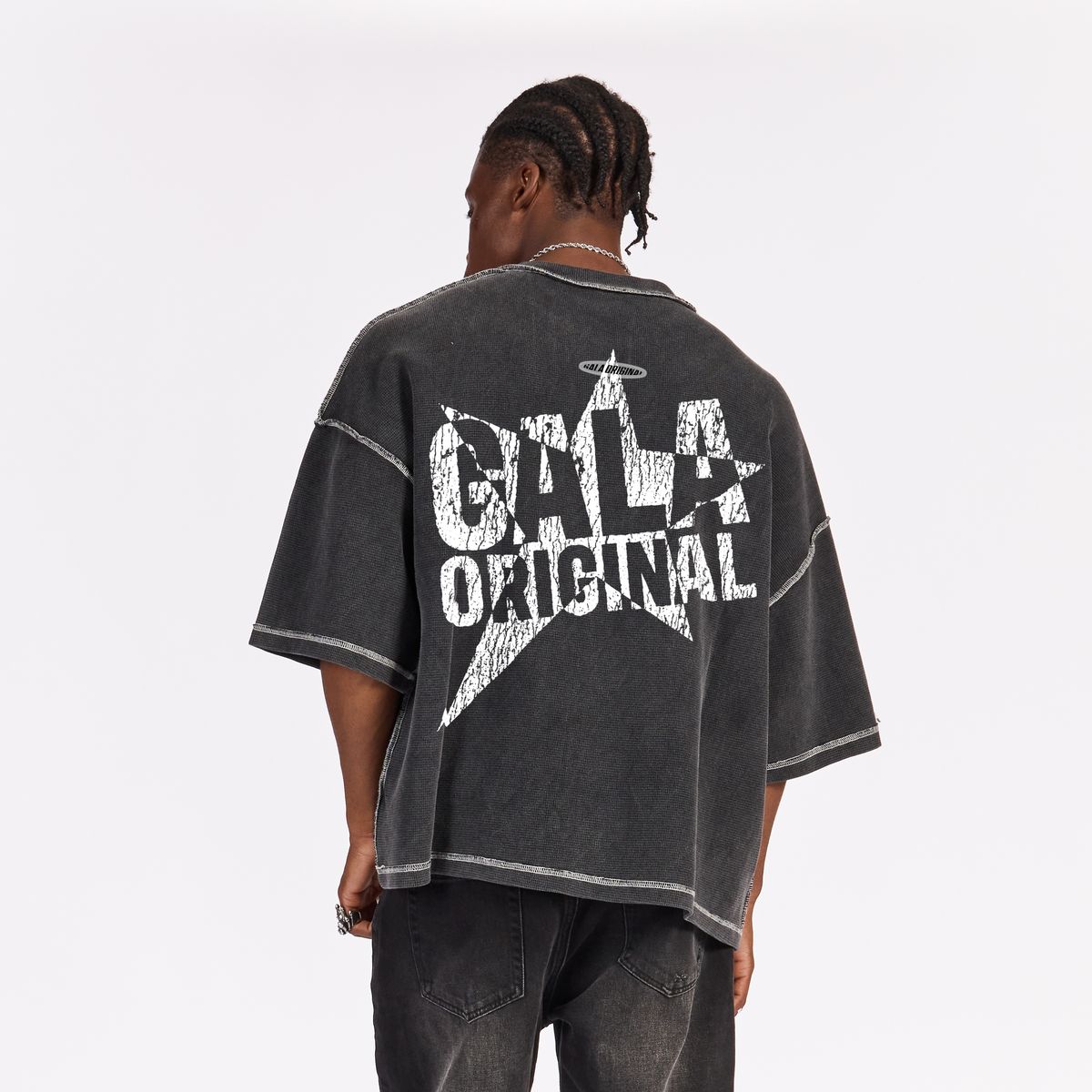Gala Waffle Knit Box Tee