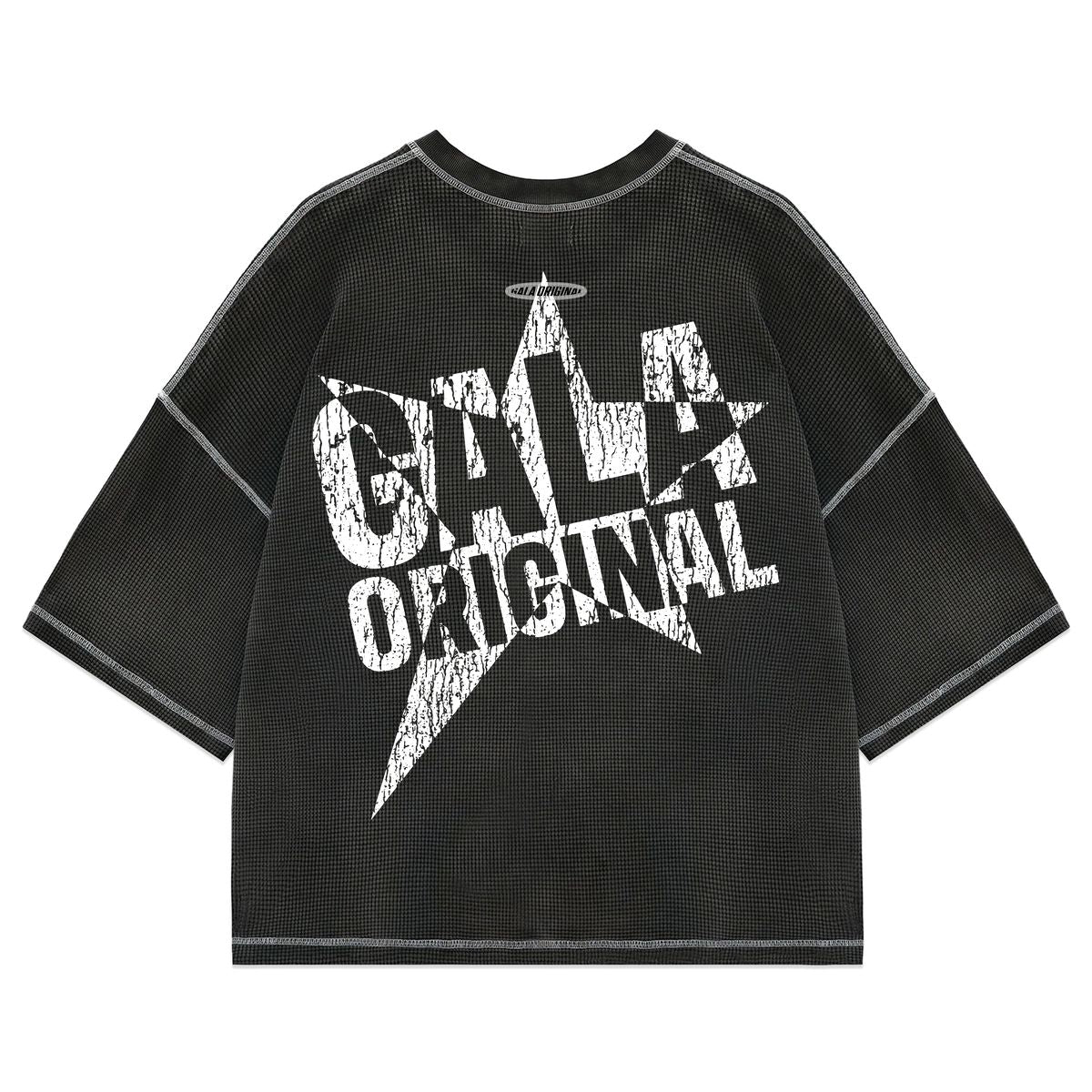 Gala Waffle Knit Box Tee