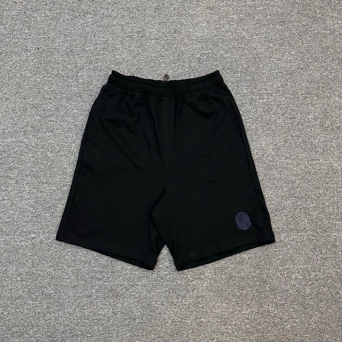 A Bathing Ape Tone-on-Tone Ape Head Embroidered Shorts