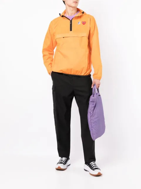 Comme Des Garçons Play x K-Way quarter-zip hoodie
