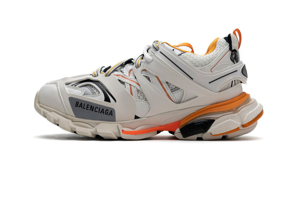 Balenciaga Track LED White Orange 542436 W1GB7 9059/542436W1GB79059