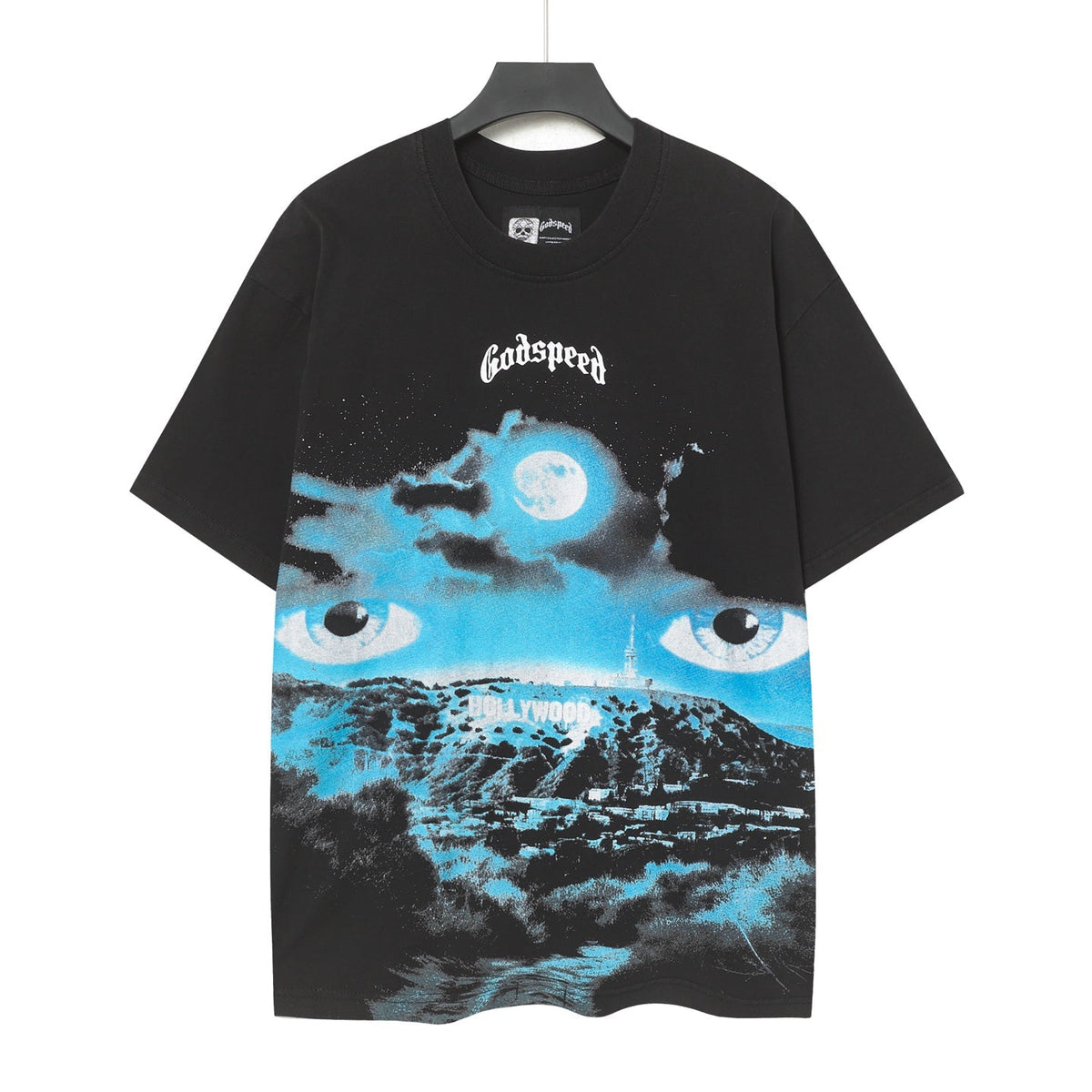 Godspeed Hollywood All-Seeing Eye Black Graphic Tee