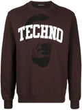 Undercover slogan-print cotton sweatshirt