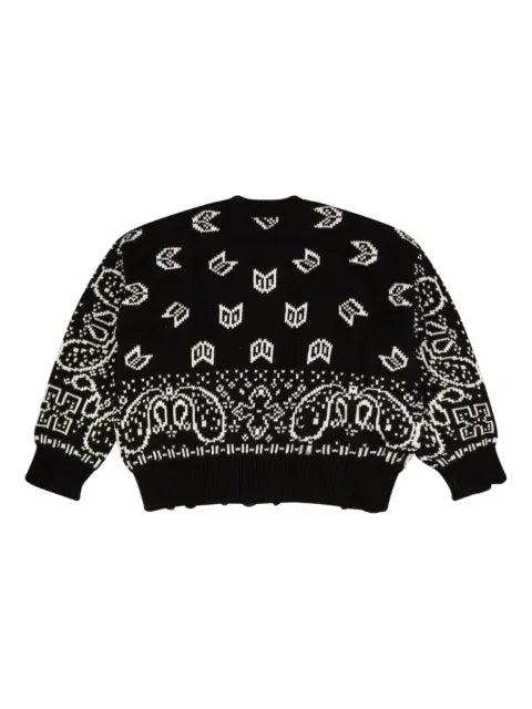 RHUDE bandana-print cotton jumper