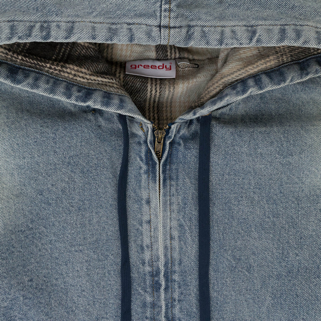 LOOSE SCREW BLUE DENIM JACKET