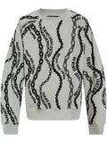 Versace Jeans Couture chain link-print sweatshirt