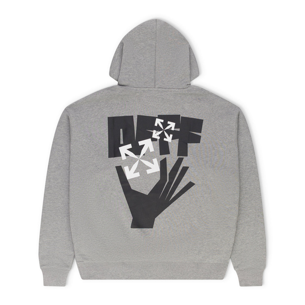Heather Grey Hand Arrow Hoodie