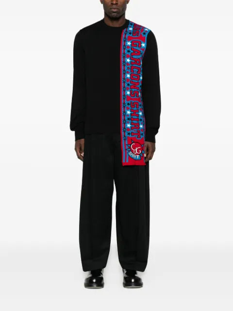 Comme Des Garçons Shirt Soccer Scarf sweater