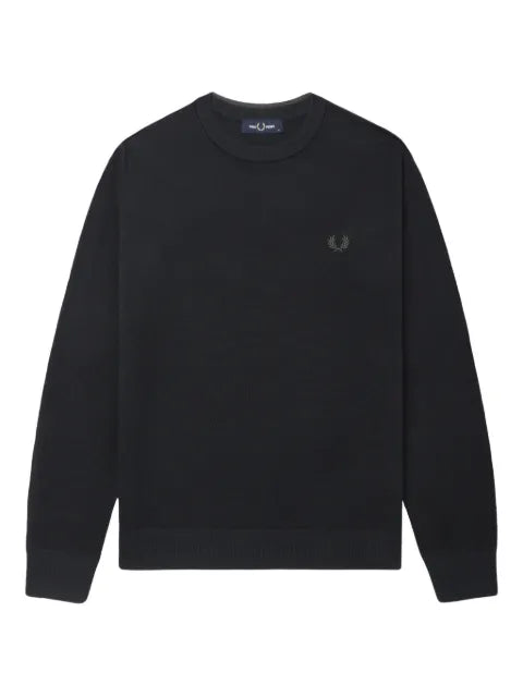 Fred Perry logo crew-neck sweater
