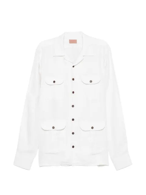 BORRIELLO NAPOLI four-pocket overshirt
