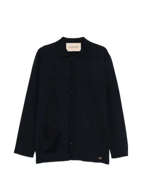Valentino Garavani button-up patch-pocket cardigan