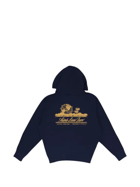 Aimé Leon Dore Unisphere logo-print hoodie