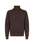 Manuel Ritz geometric-pattern roll-neck sweater