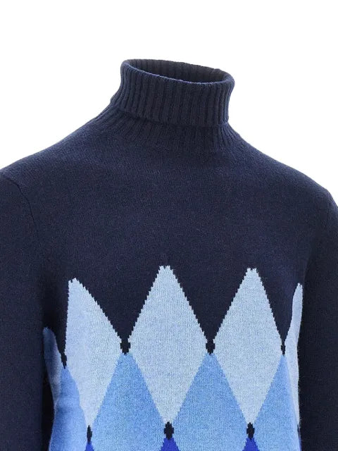 Ballantyne argyle cashmere sweater