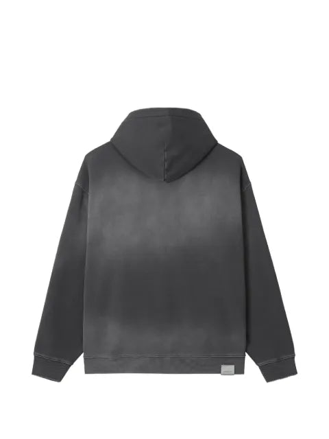izzue graphic-print cotton hoodie