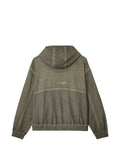 izzue faded zip-up hoodie