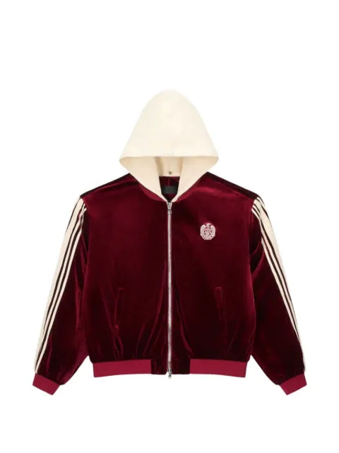 RTA Rei crest-motif bomber jacket