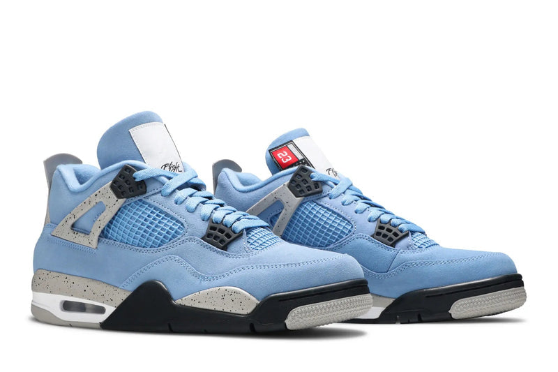 Air Jordan 4 Retro 'University Blue' – UNC-Inspired Sneaker in Powder Blue & White