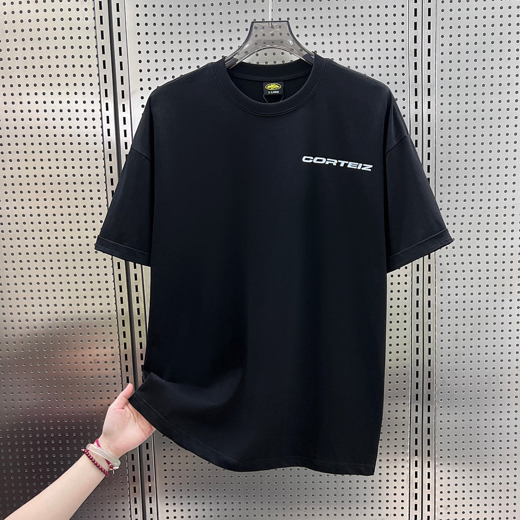 Corteiz Alcatraz Back Print Oversized Tee – Black
