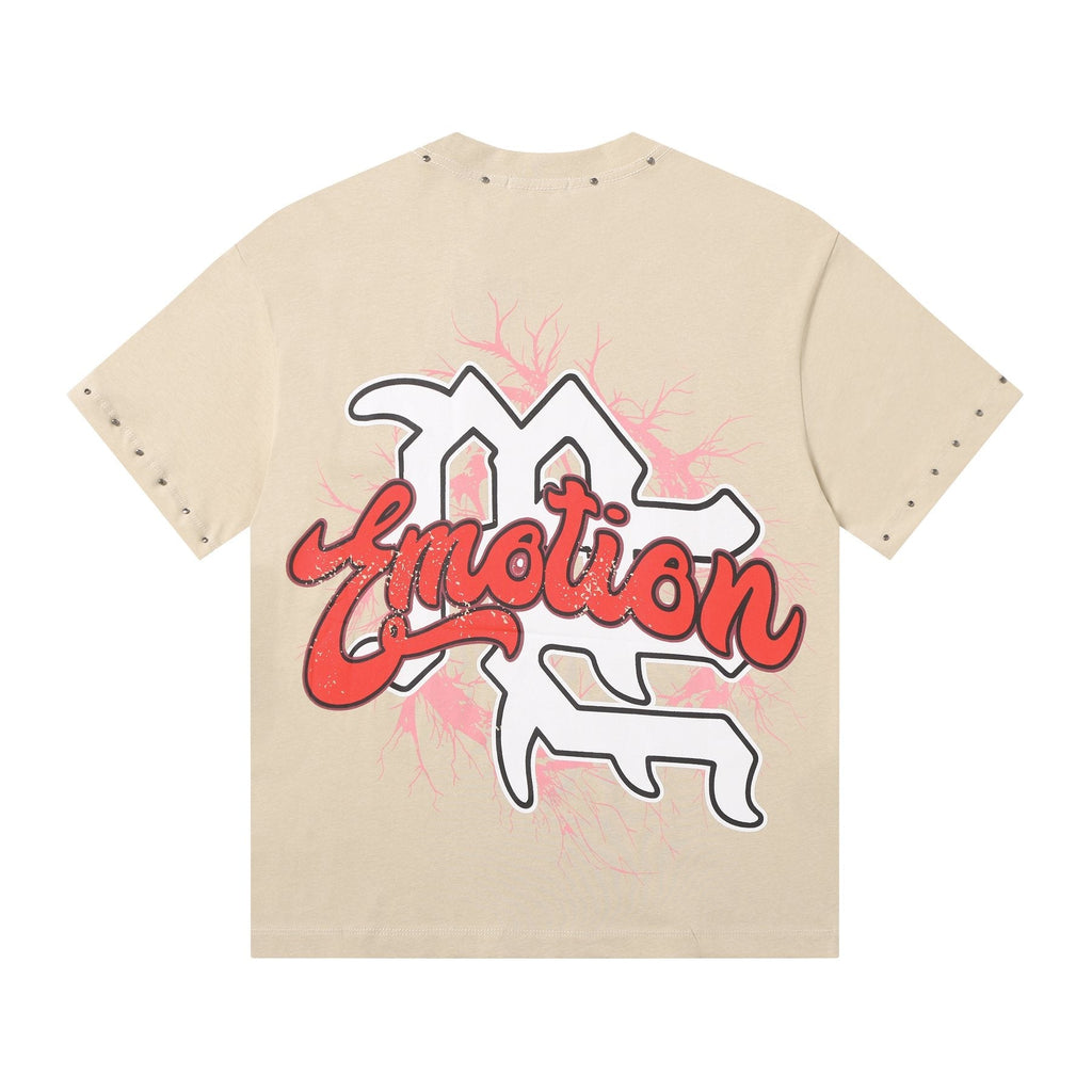 MIXED EMOTION Statue Graphic Short-Sleeve T-Shirt
