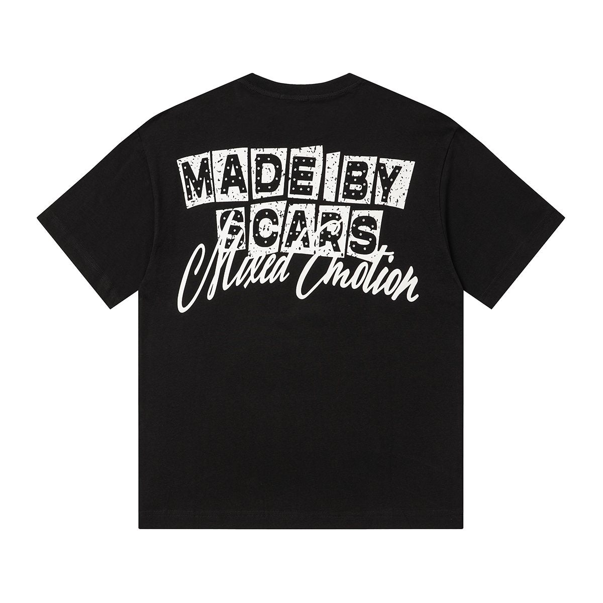 MIXED EMOTION Front Rhinestone Graphic T-Shirt
