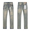 Purple Brand Light Blue Distressed Jeans