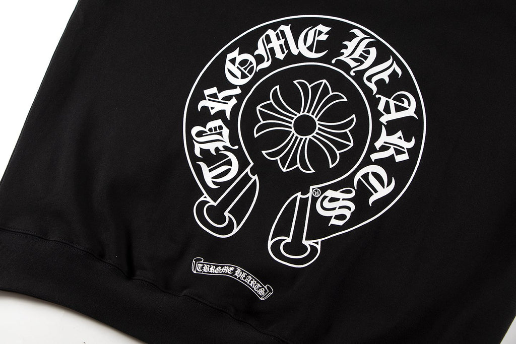 Chrome Hearts Rainbow Horseshoe Graphic Zip-Up Hoodie