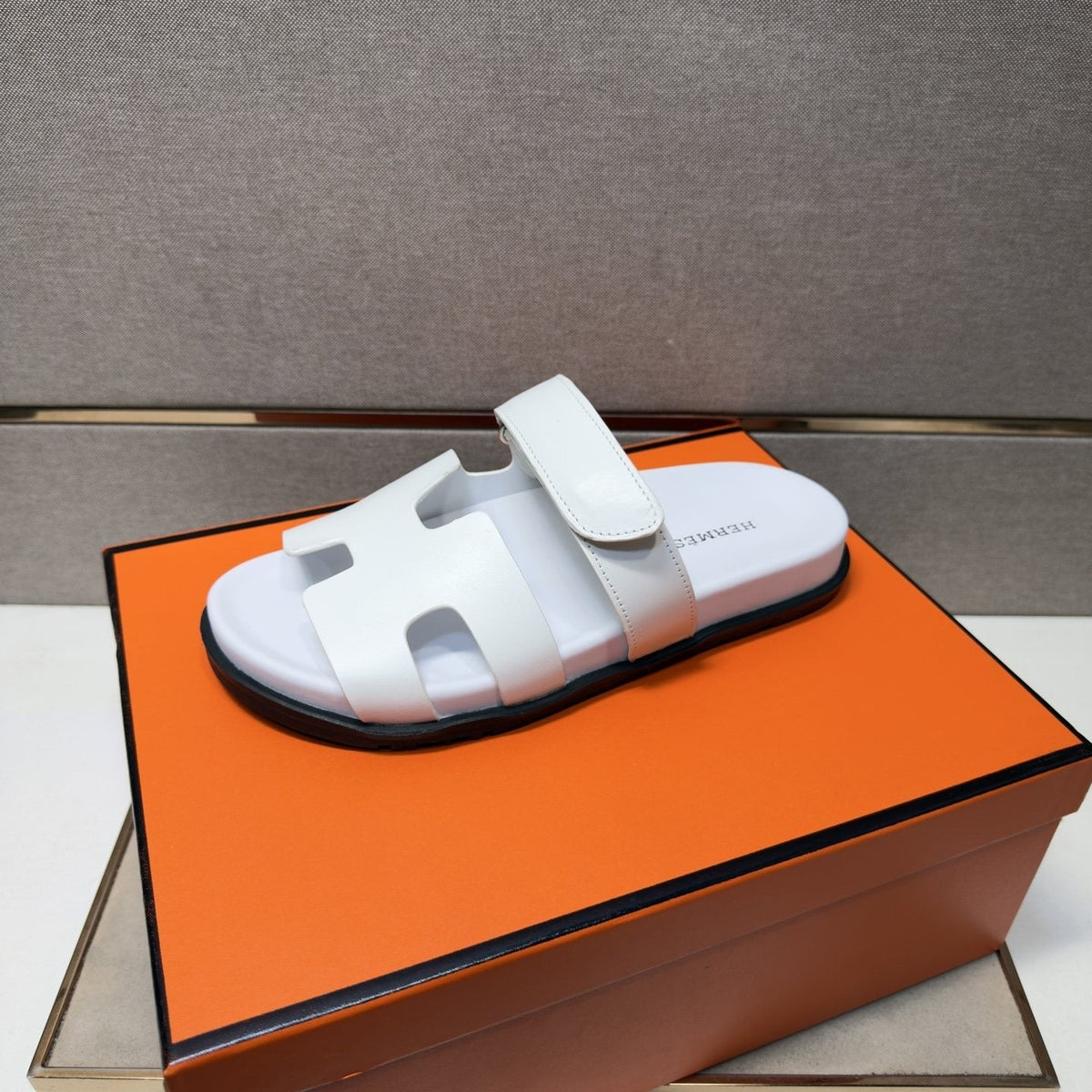 Hermès H-Cutout Open-Toe Sandals