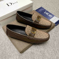 Dior Men's Monogram Hardware Loafers