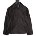 Dior 25SS Black Allover Jacquard Collared Jacket